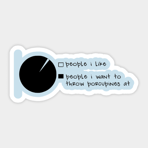 People I like... Pie Chart Sticker by icecreamassassin